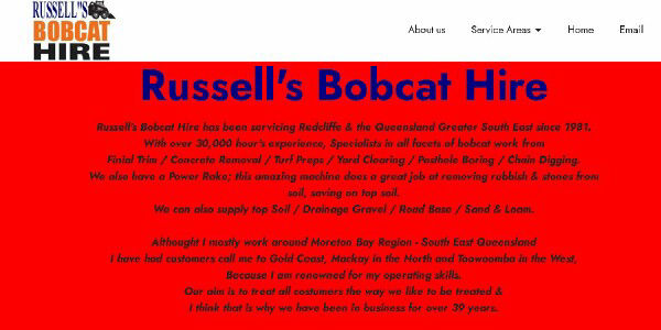 Russell's Bobcat Hire